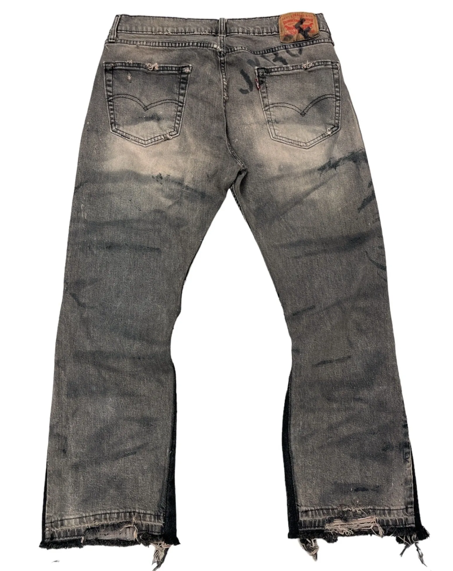 Neo Tribal Flare Panel Jeans-34