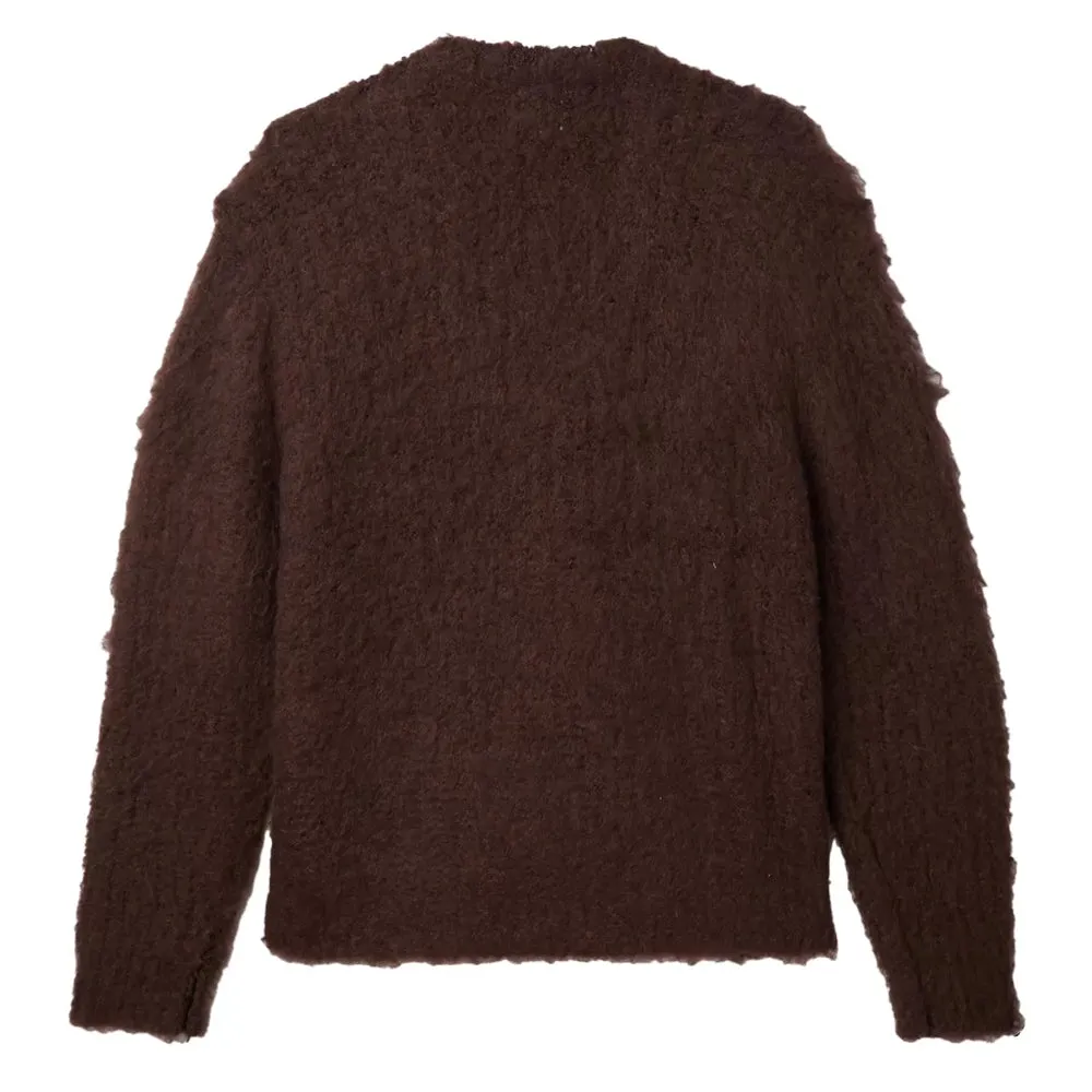 Obey Patron Cardigan Java Brown