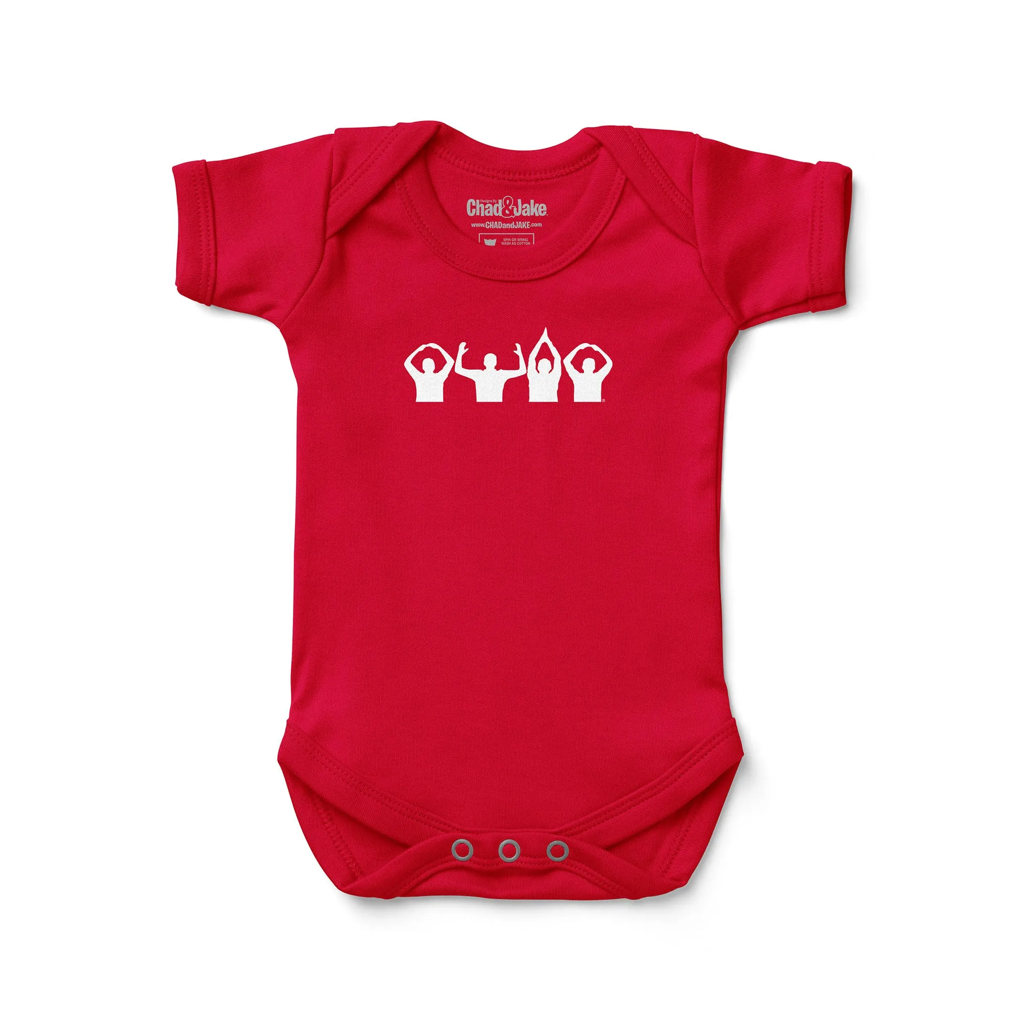 Ohio State Buckeyes People Silhouette Bodysuit