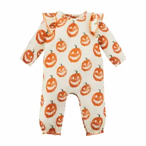 One-Piece Romper, Jack-O-Lantern