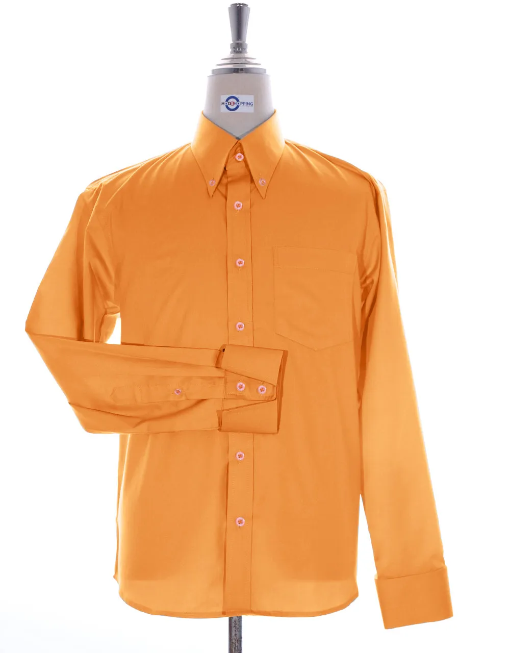 Orange Button Down Shirt