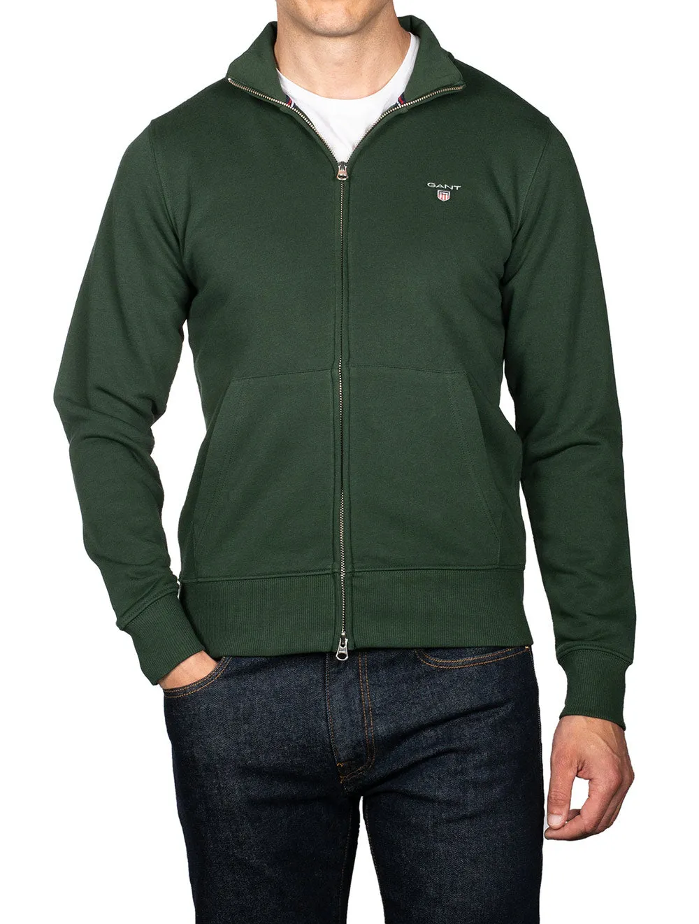 Original Full-Zip Cardigan Storm Green