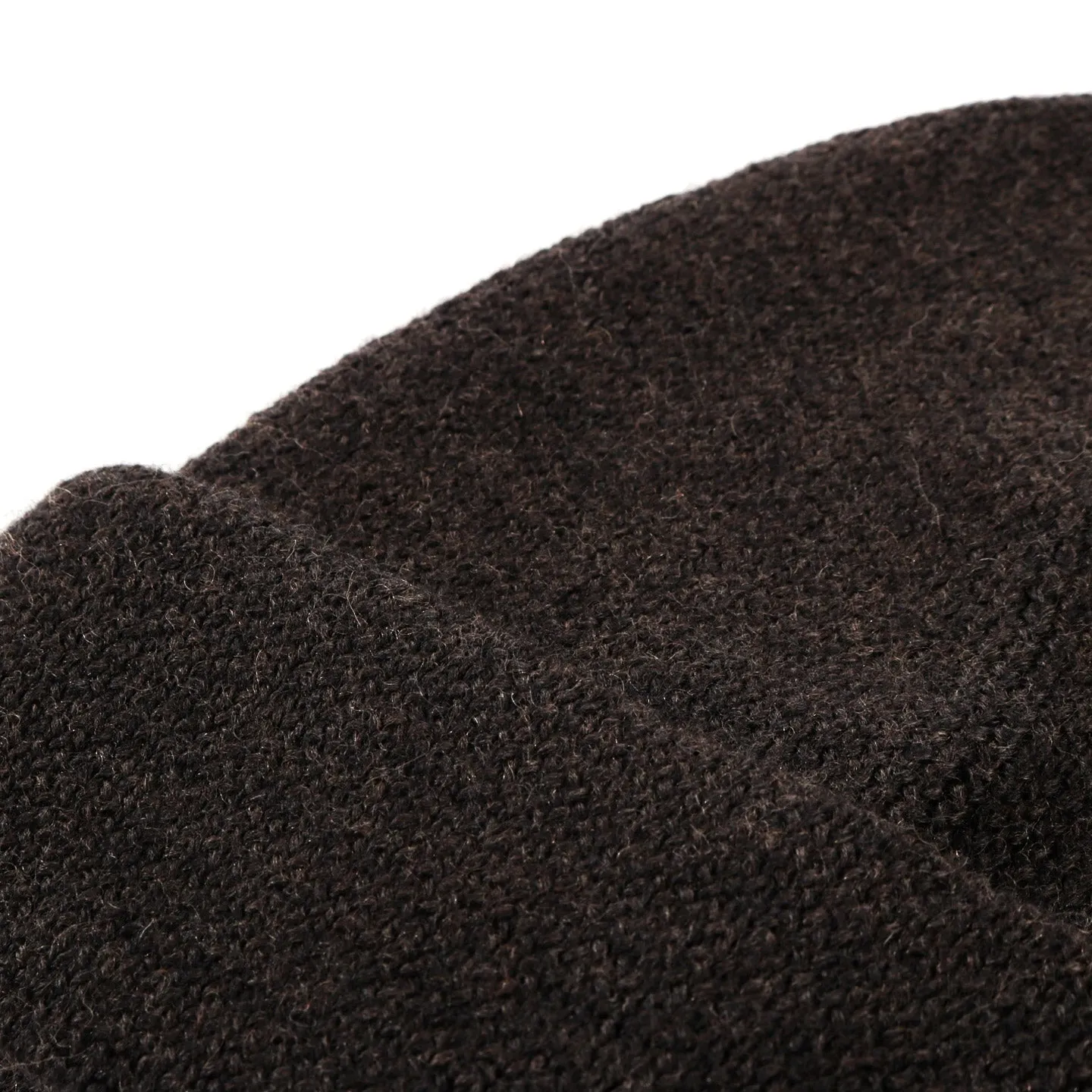 OUR LEGACY KNIT HAT UNIVERSITY BROWN RUSTIC MERINO