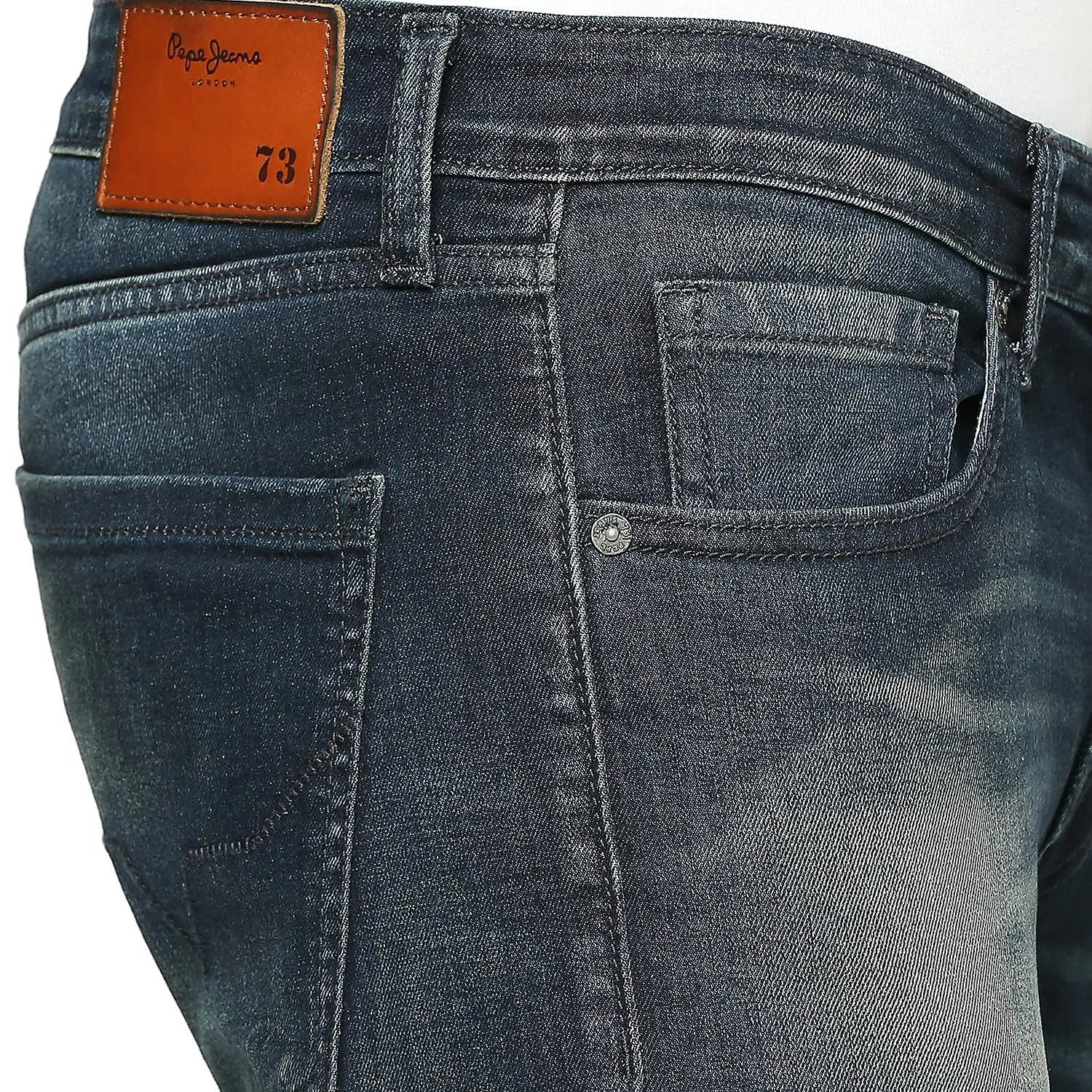 Pepe Jeans Men's Slim Jeans (Pm206829Q03_Dark Used_36), Dark Blue