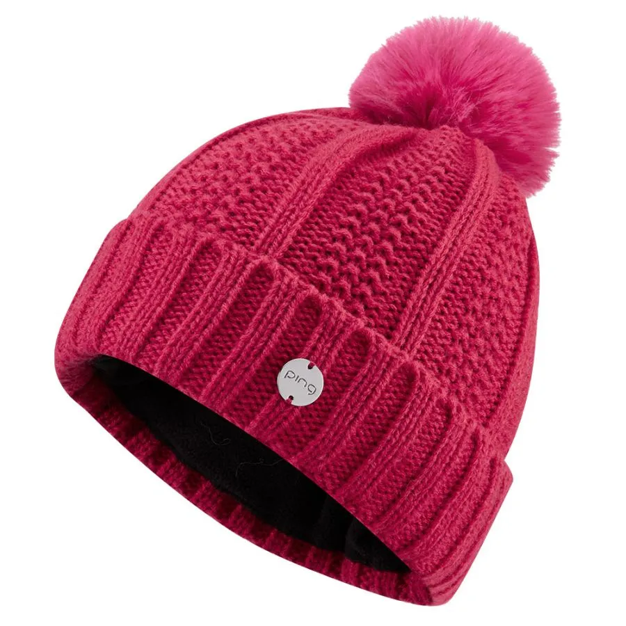 Ping Paulina Sensorwarm Ladies Golf Bobble Hat