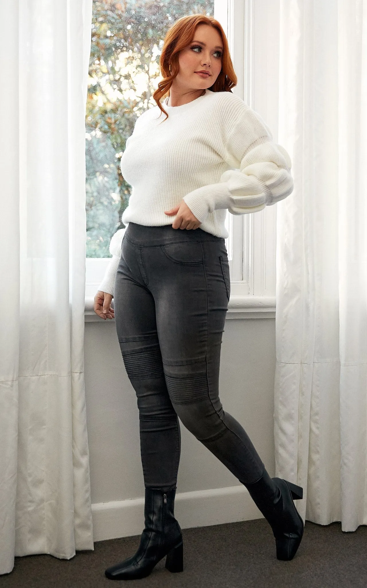 Pirilisa Jeggings - Charcoal Grey