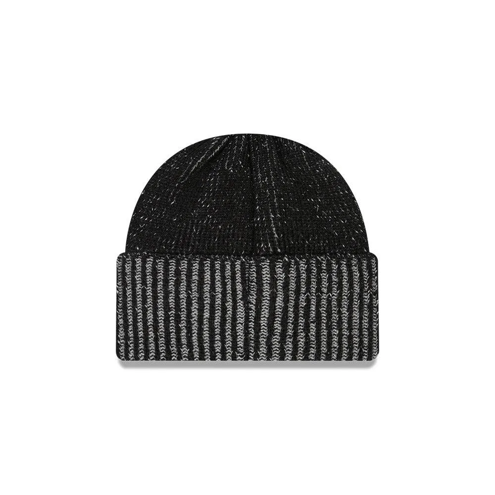 Rays New Era Black TB Knit Hat