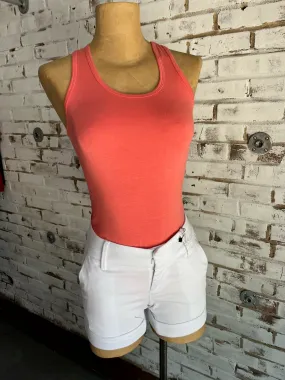 Reef Racerback Bodysuit in Coral