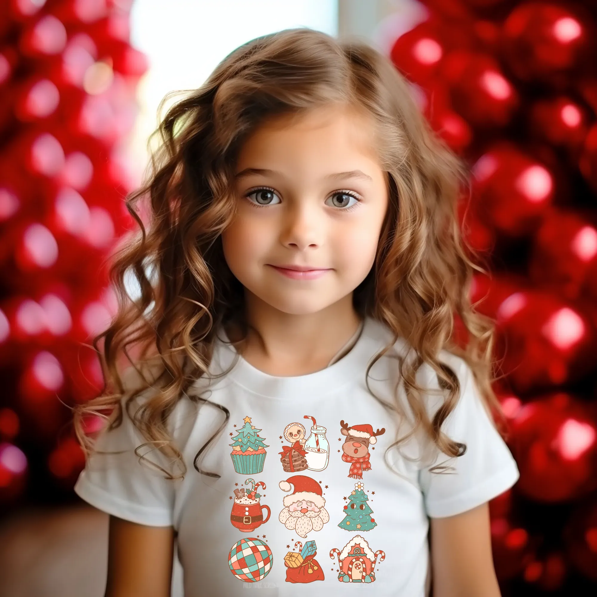 Retro Christmas Shirt for Kids