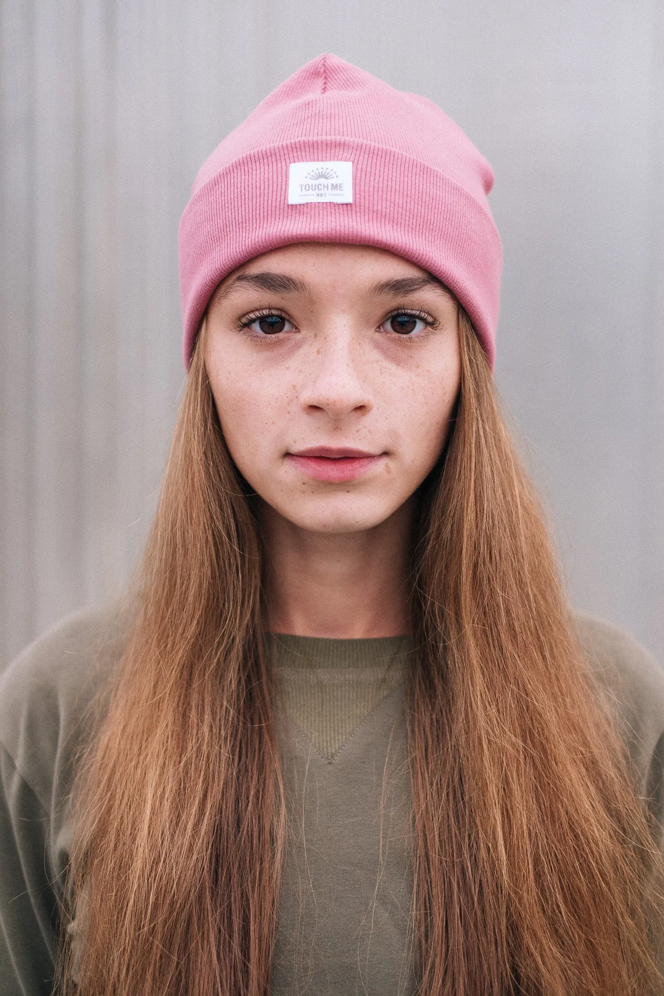 RIB BEANIE / ROSE