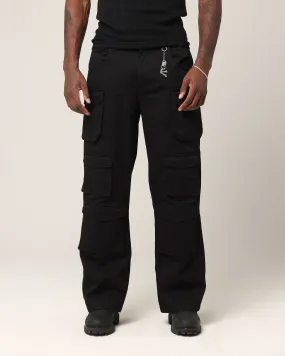 Saint Morta Baggy Cargo Pants Black