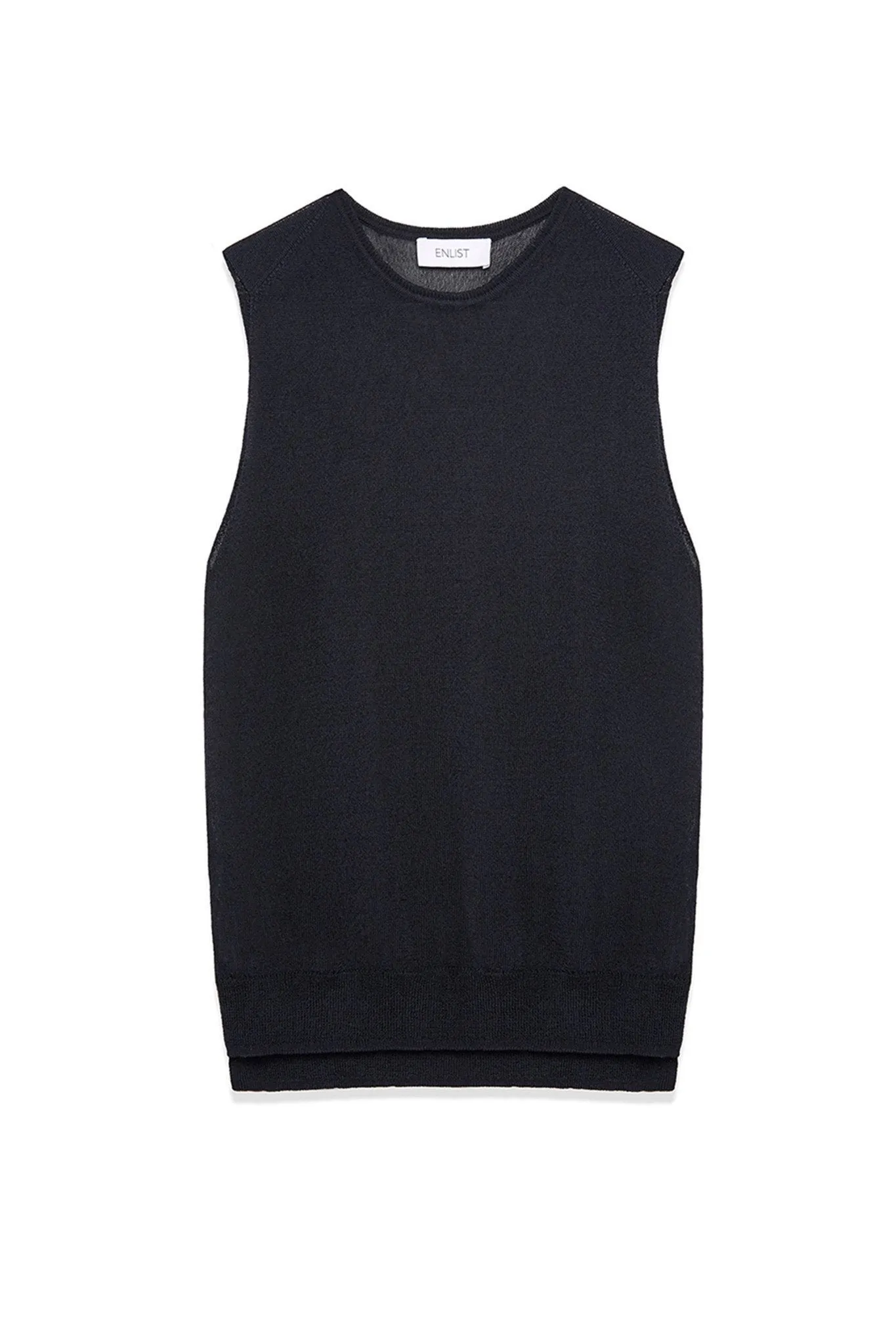 Sasha Tank: Stretch Crepe-Knit Tank