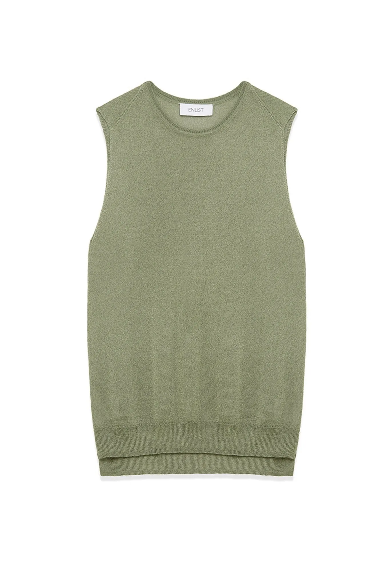 Sasha Tank: Stretch Crepe-Knit Tank