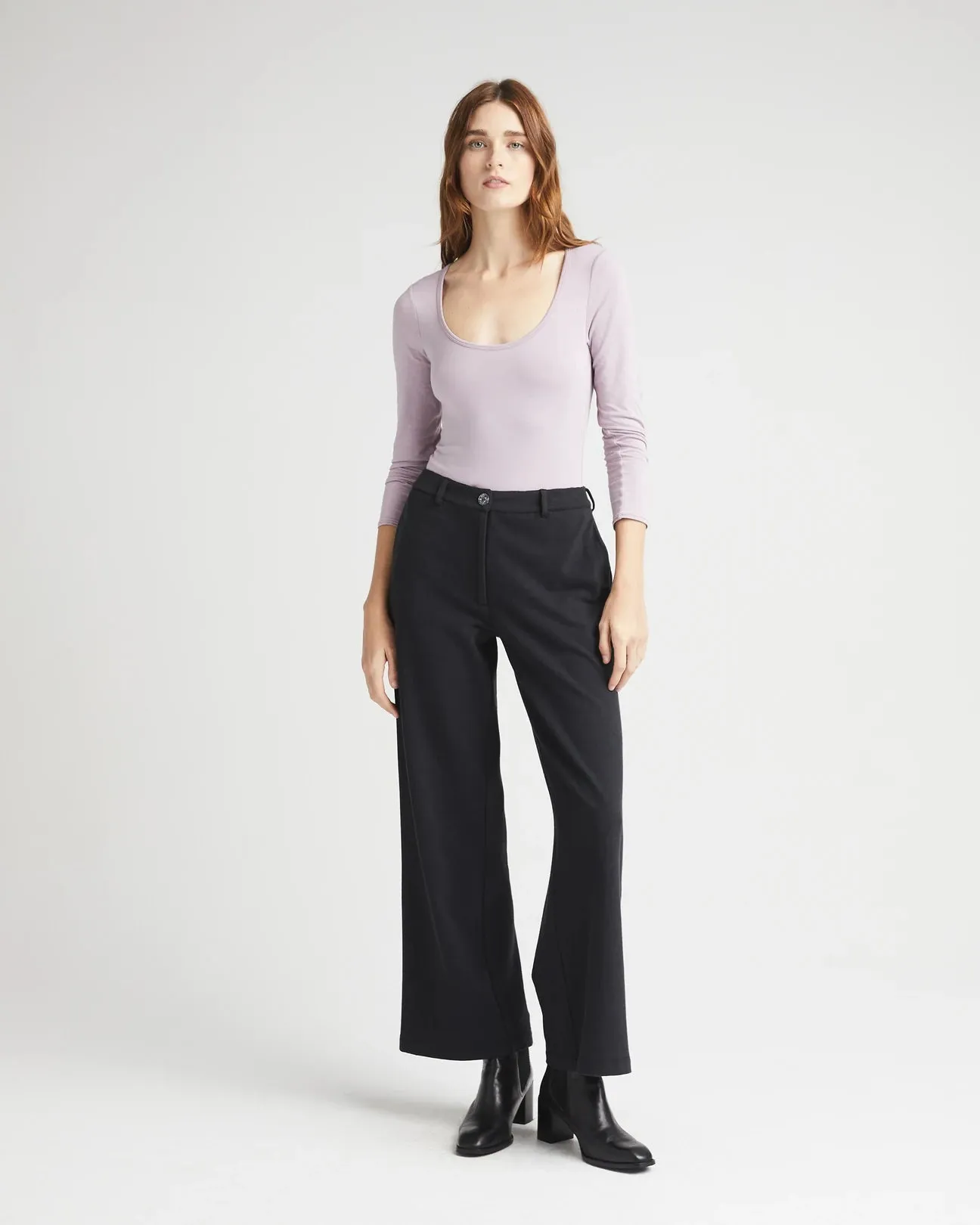 Scoop Long-Sleeve Bodysuit by Richer Poorer (8 Colours!)