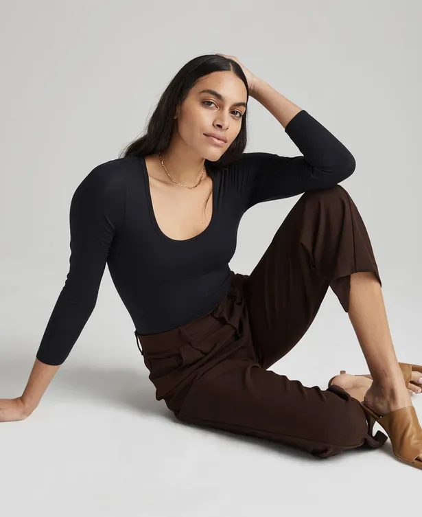 Scoop Long-Sleeve Bodysuit by Richer Poorer (8 Colours!)