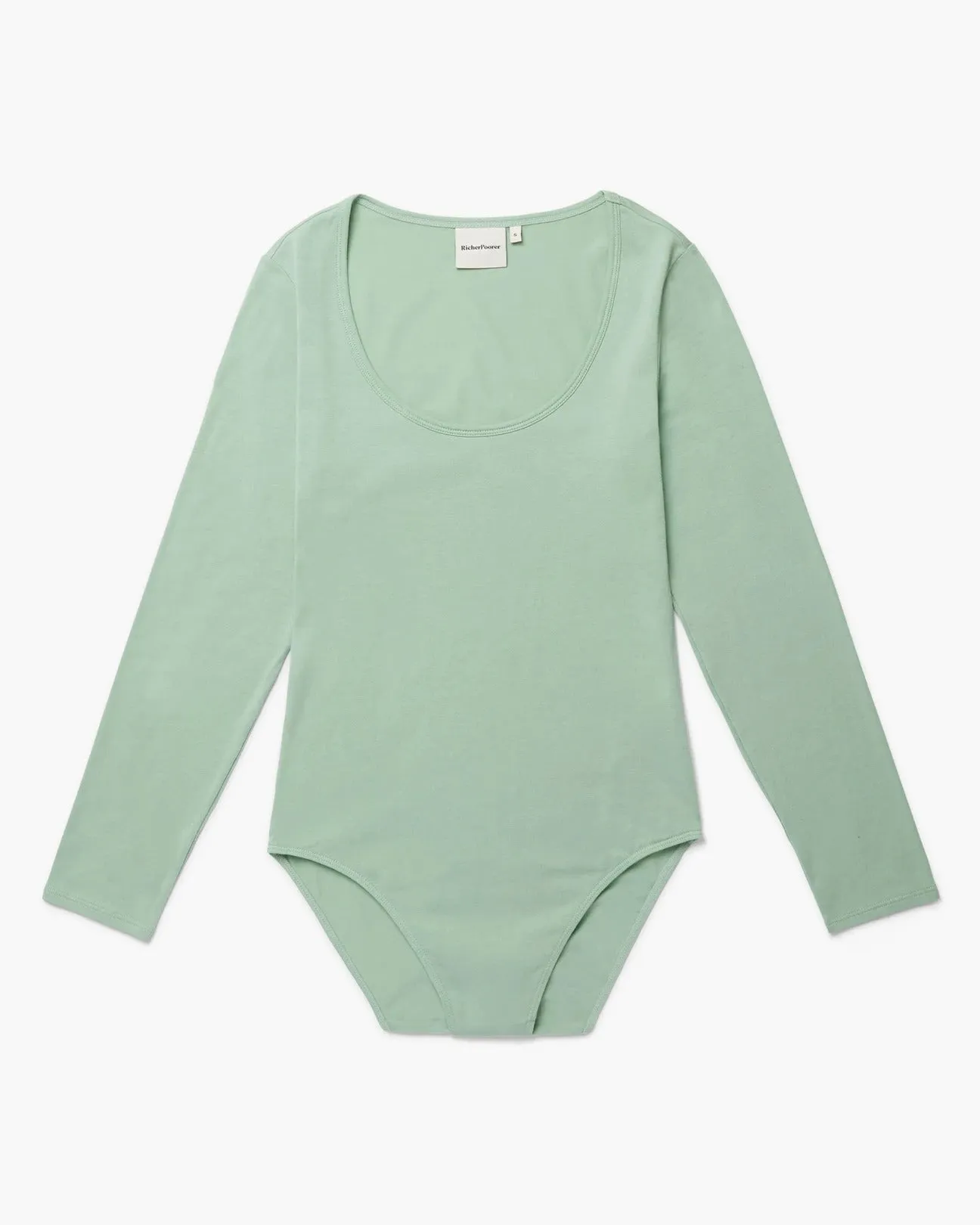 Scoop Long-Sleeve Bodysuit by Richer Poorer (8 Colours!)