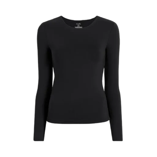 Seamless Long Sleeve Shirt | Black