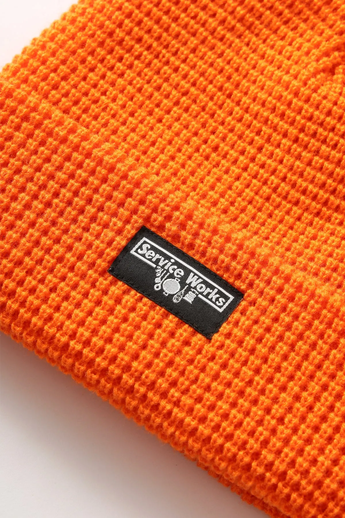 Service Works - Waffle Logo Beanie - Orange