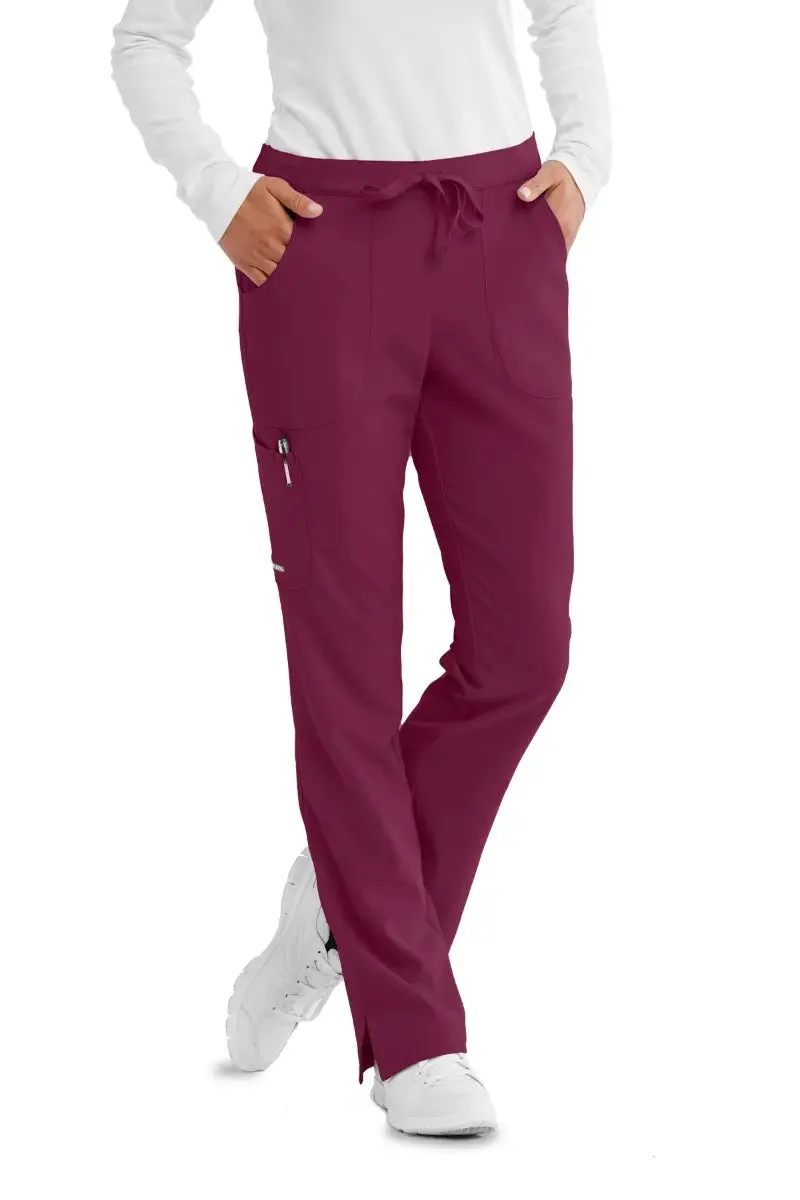 Skechers Women's Reliance Cargo Scrub Pants | Wine