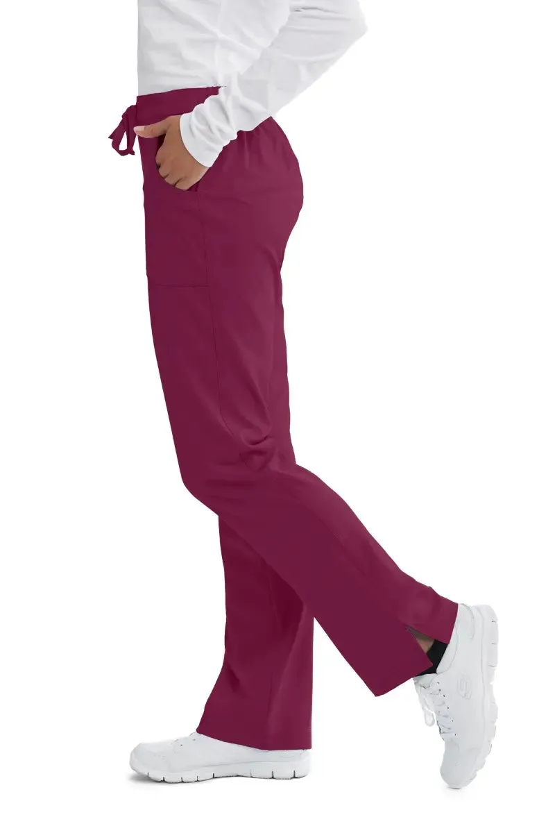 Skechers Women's Reliance Cargo Scrub Pants | Wine