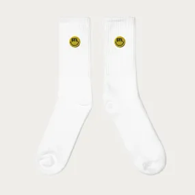 Smiley STL Embroidered socks