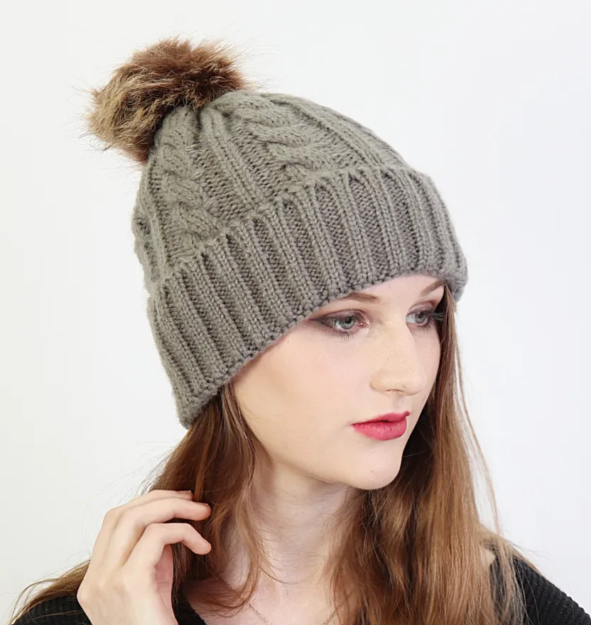 Soft Toque with Removable Pom Pom