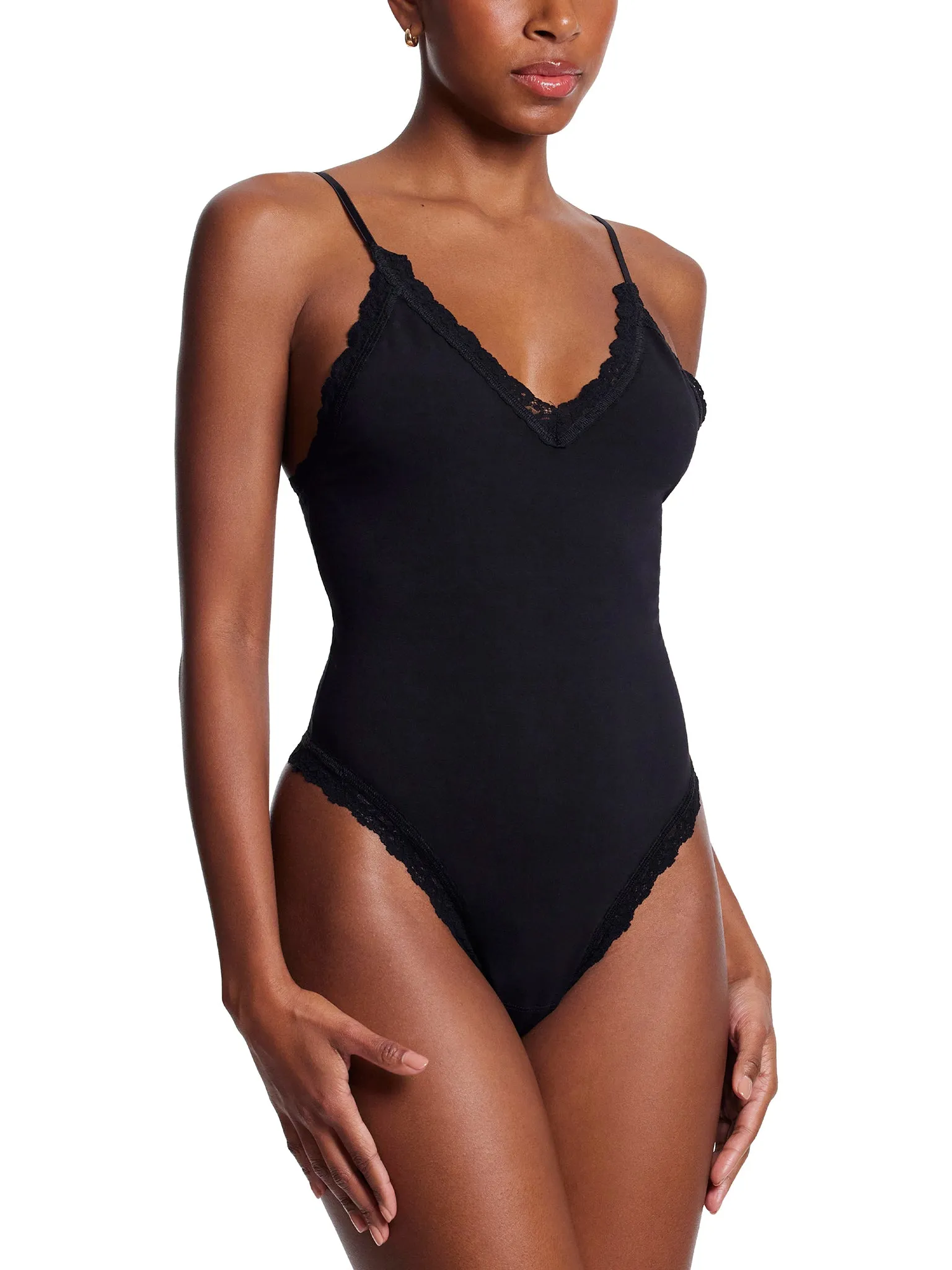 Supima® Cotton Bodysuit Black