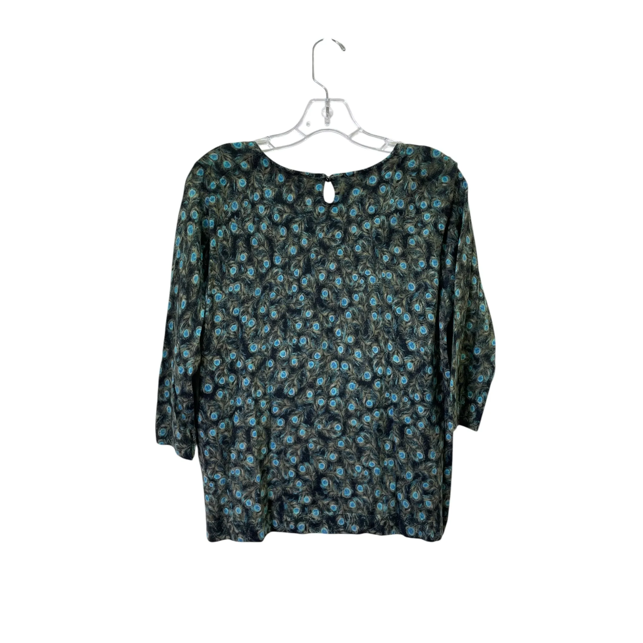 Sweater By Talbots In Aqua, Size:2X