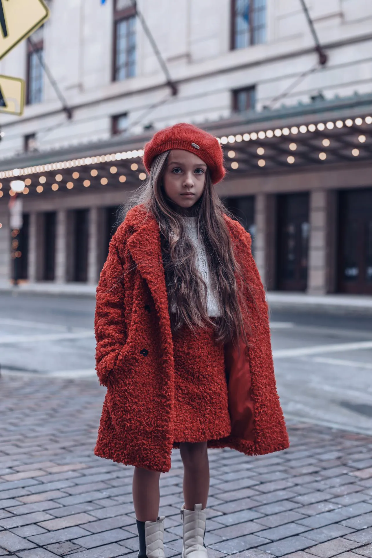 Teddy Skirt in Red