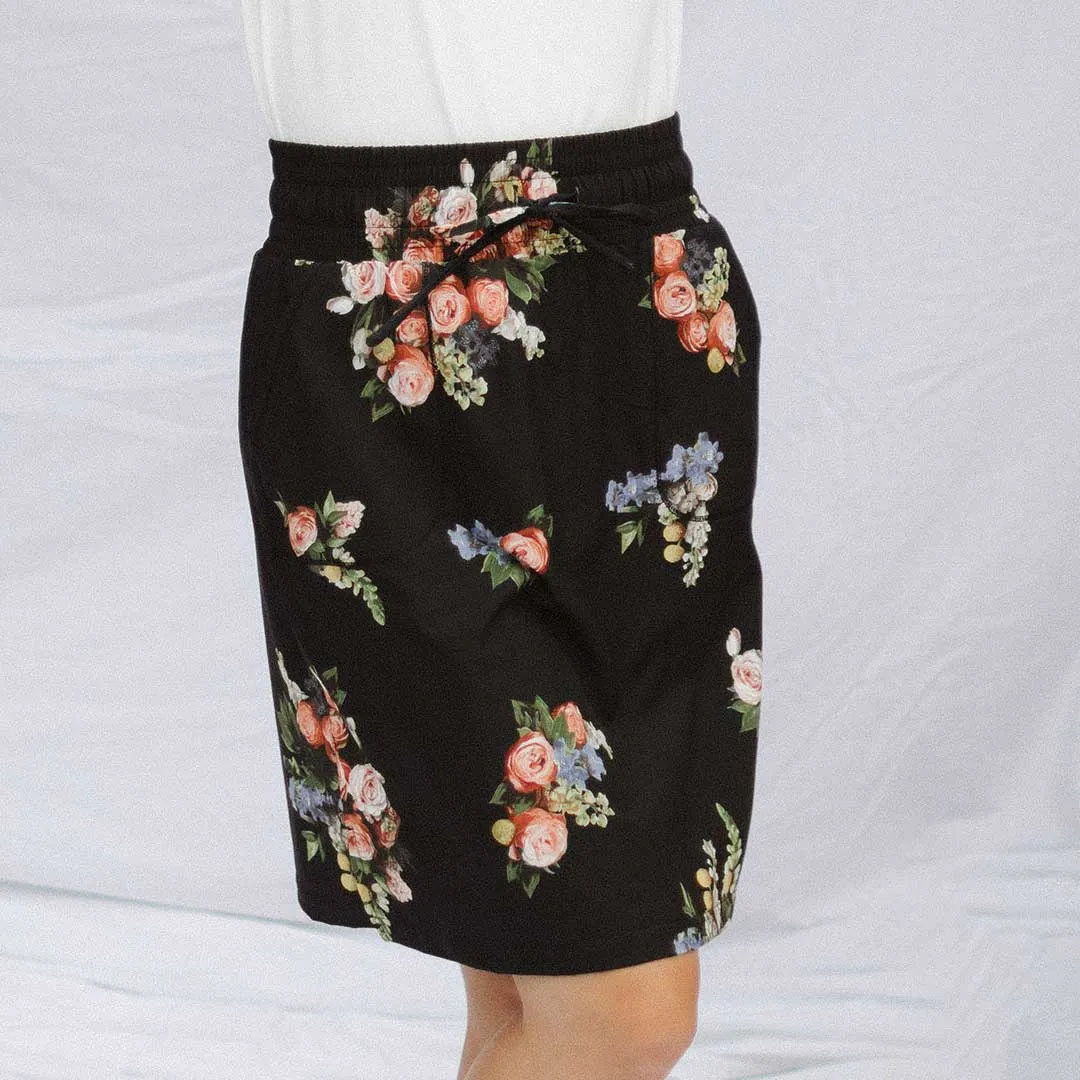 The Away Skirt, Rose Black