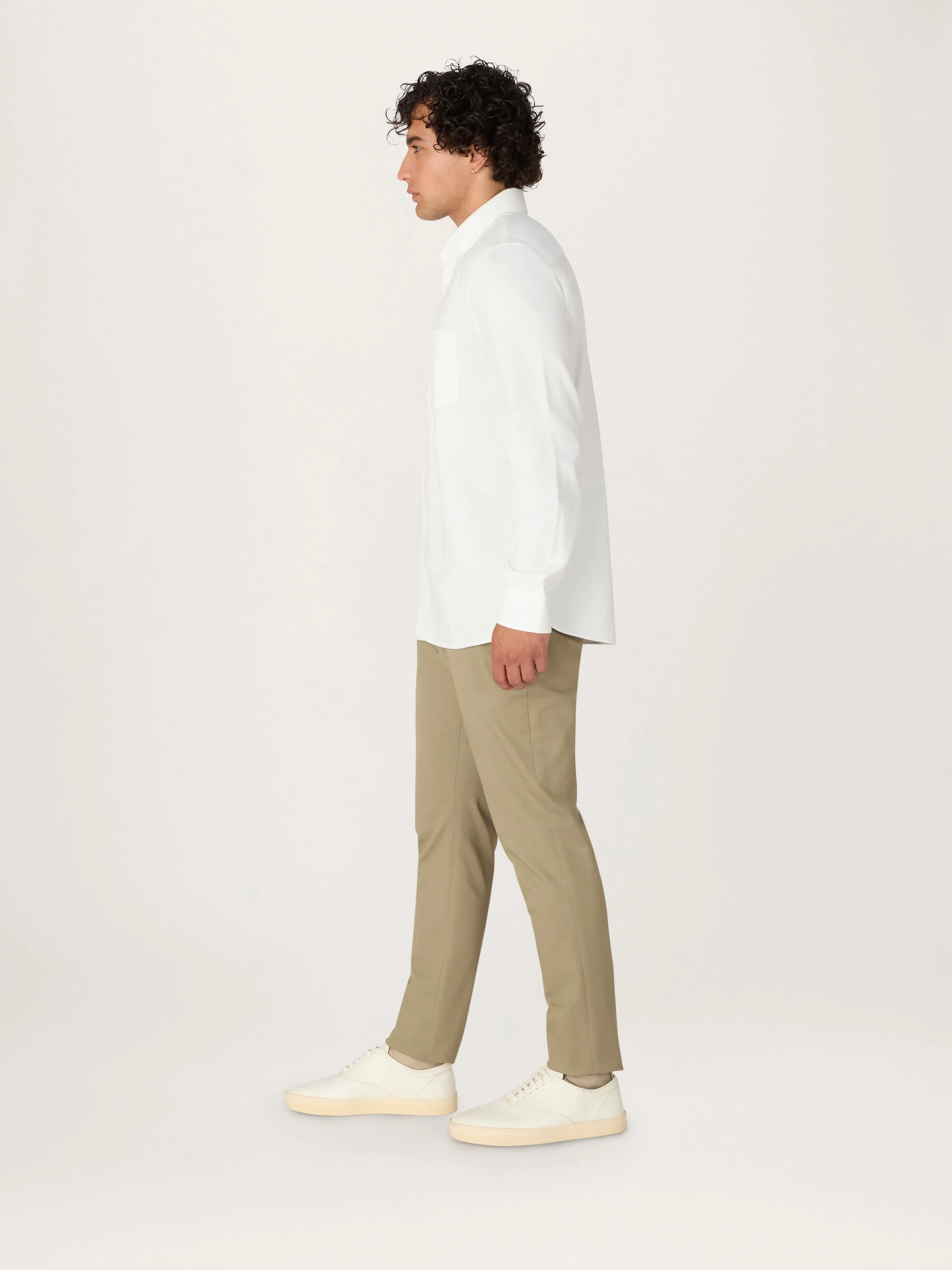 The Easy Shirt || Off White | Brushed Cotton