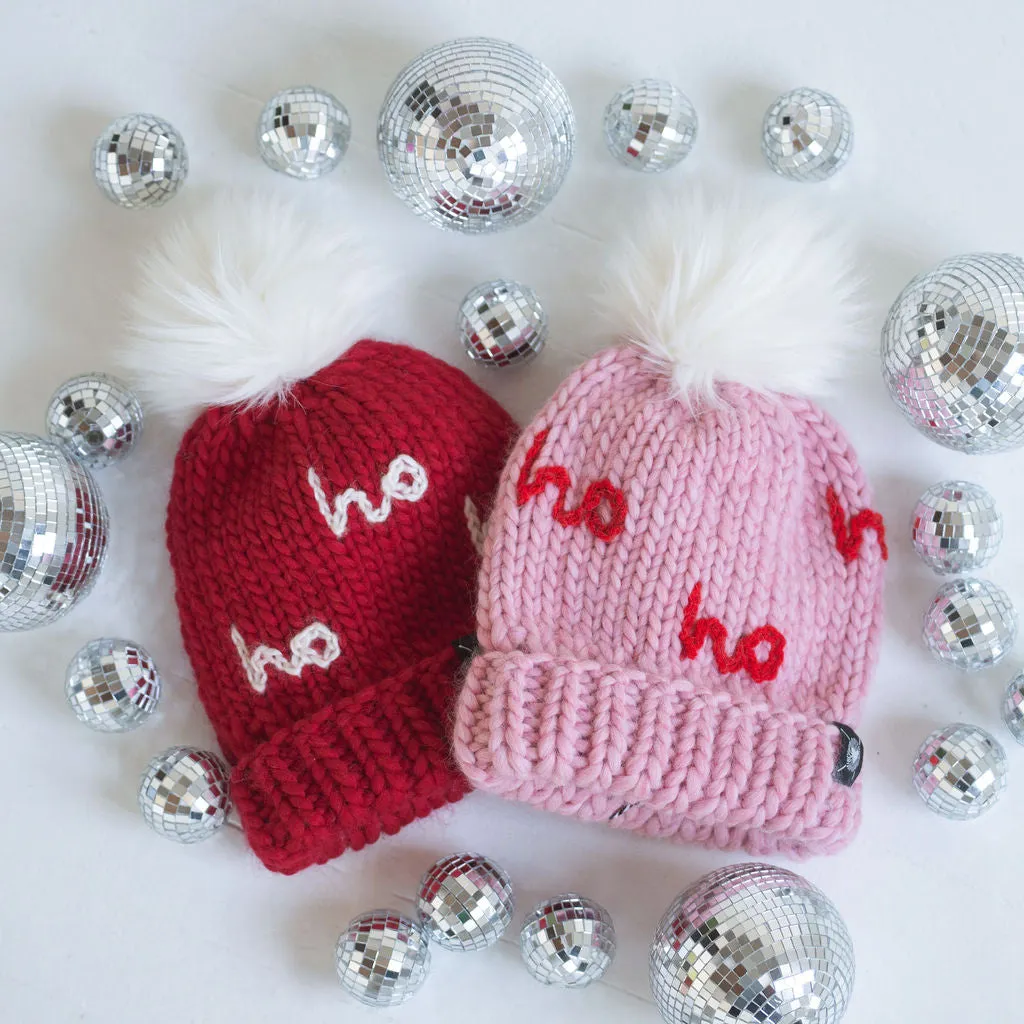 The Ho Hat in Red   Winter White