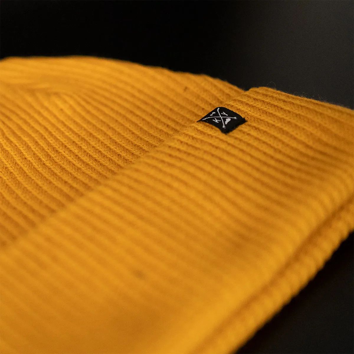 The Logo Beanie (Golden Rod)