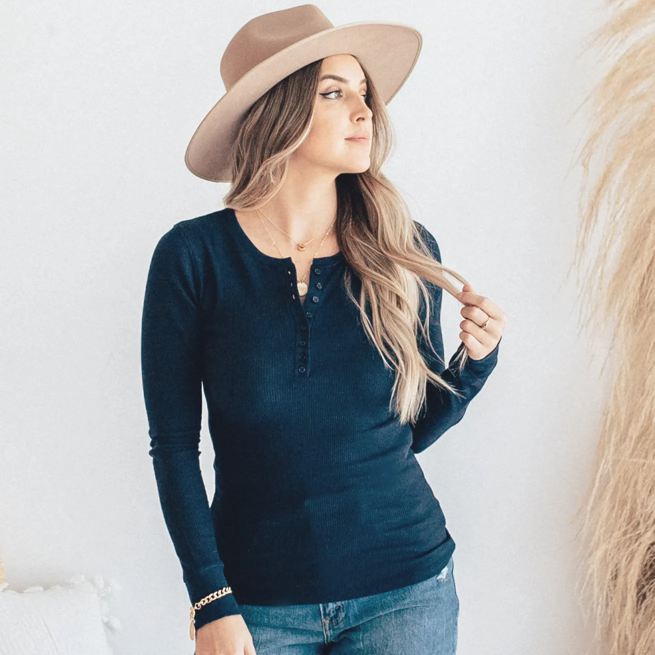 Thermal Henley Top