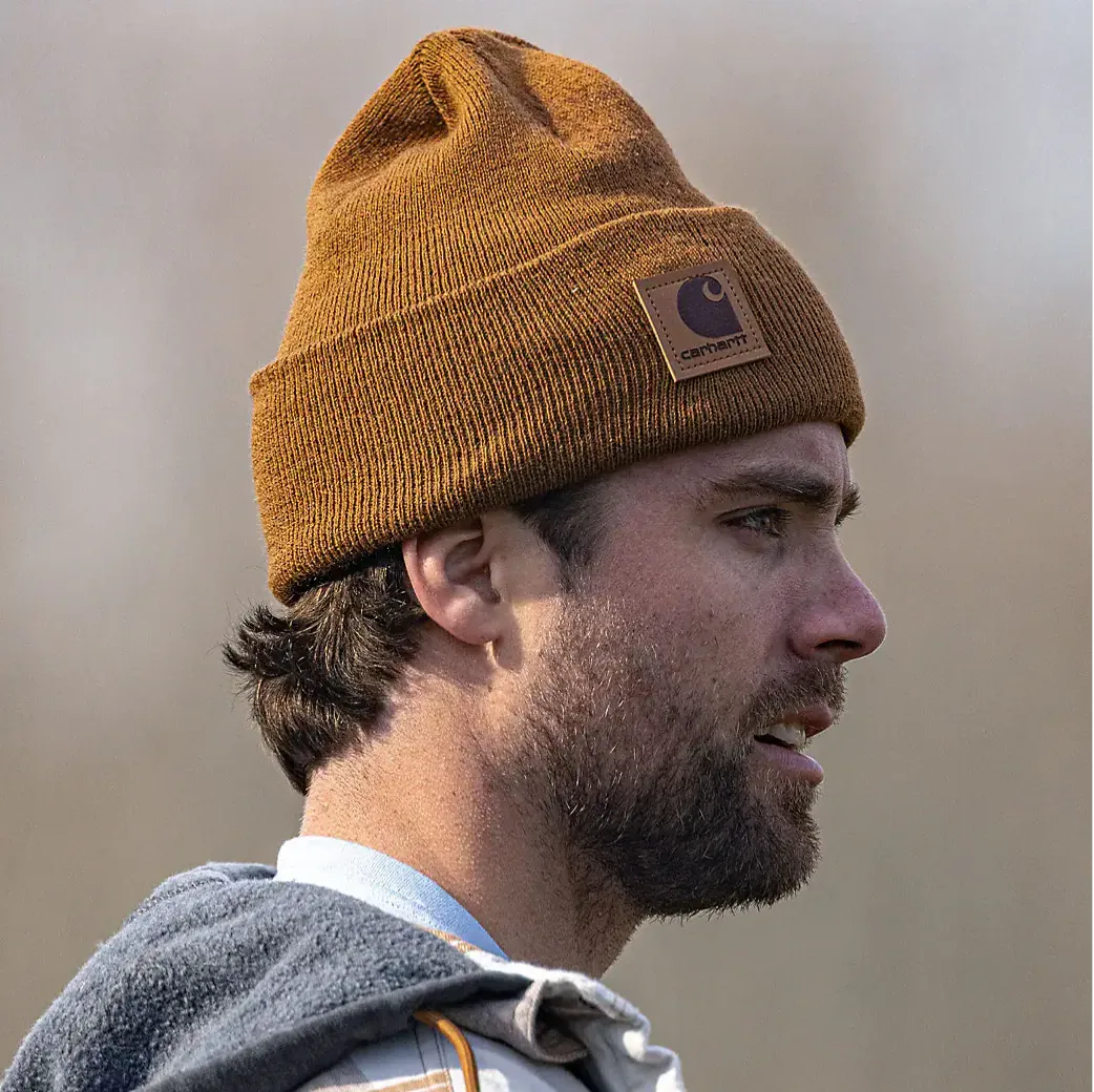 Tonal Patch Beanie - Carhartt Brown