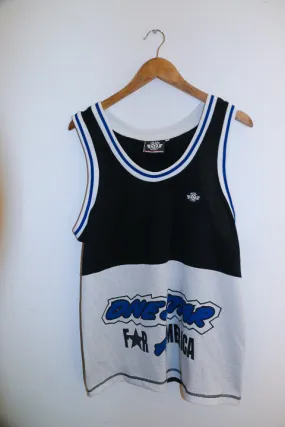 Vintage NBA One star for america mens Xlarge blue vest top