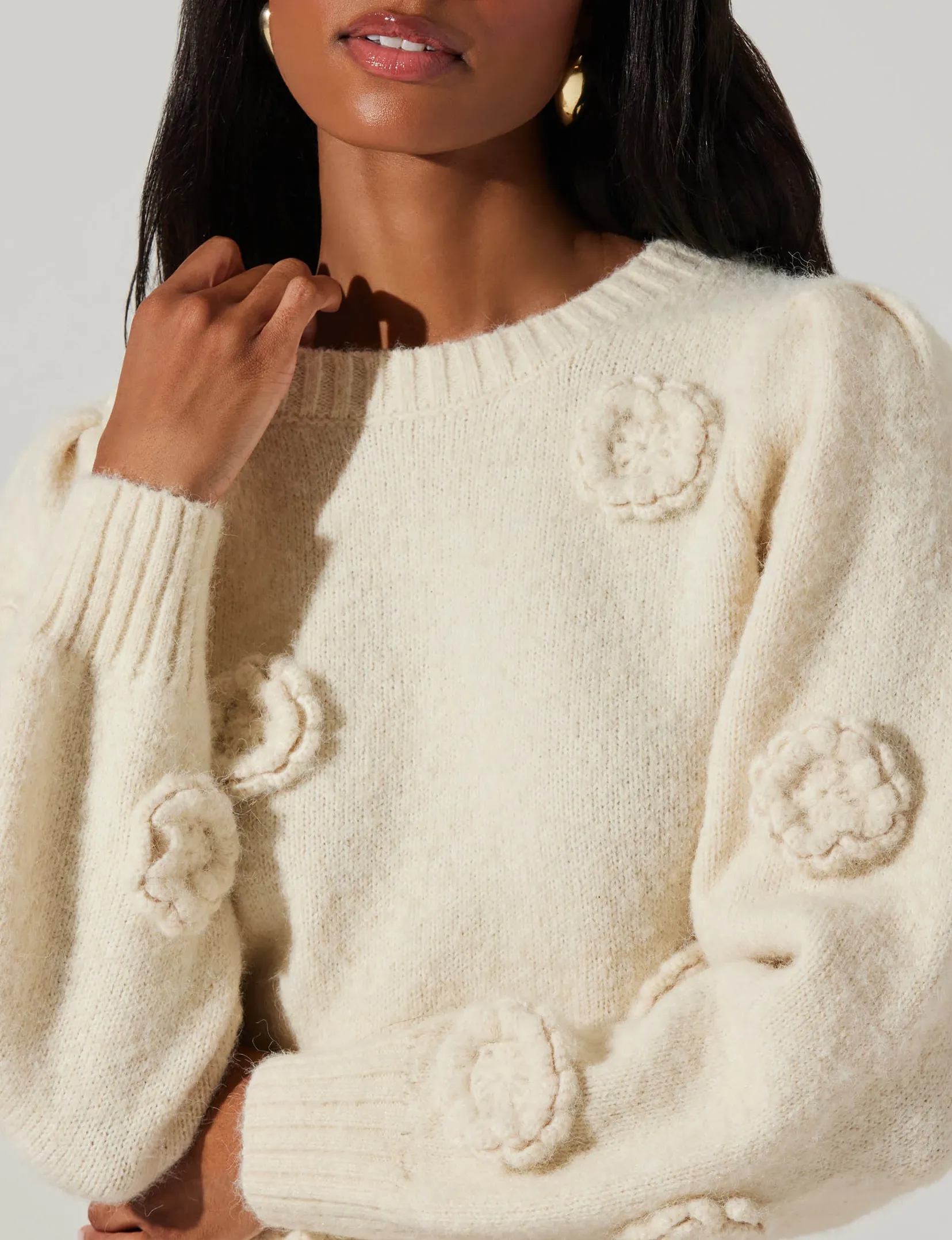 Wilessa Sweater, Cream