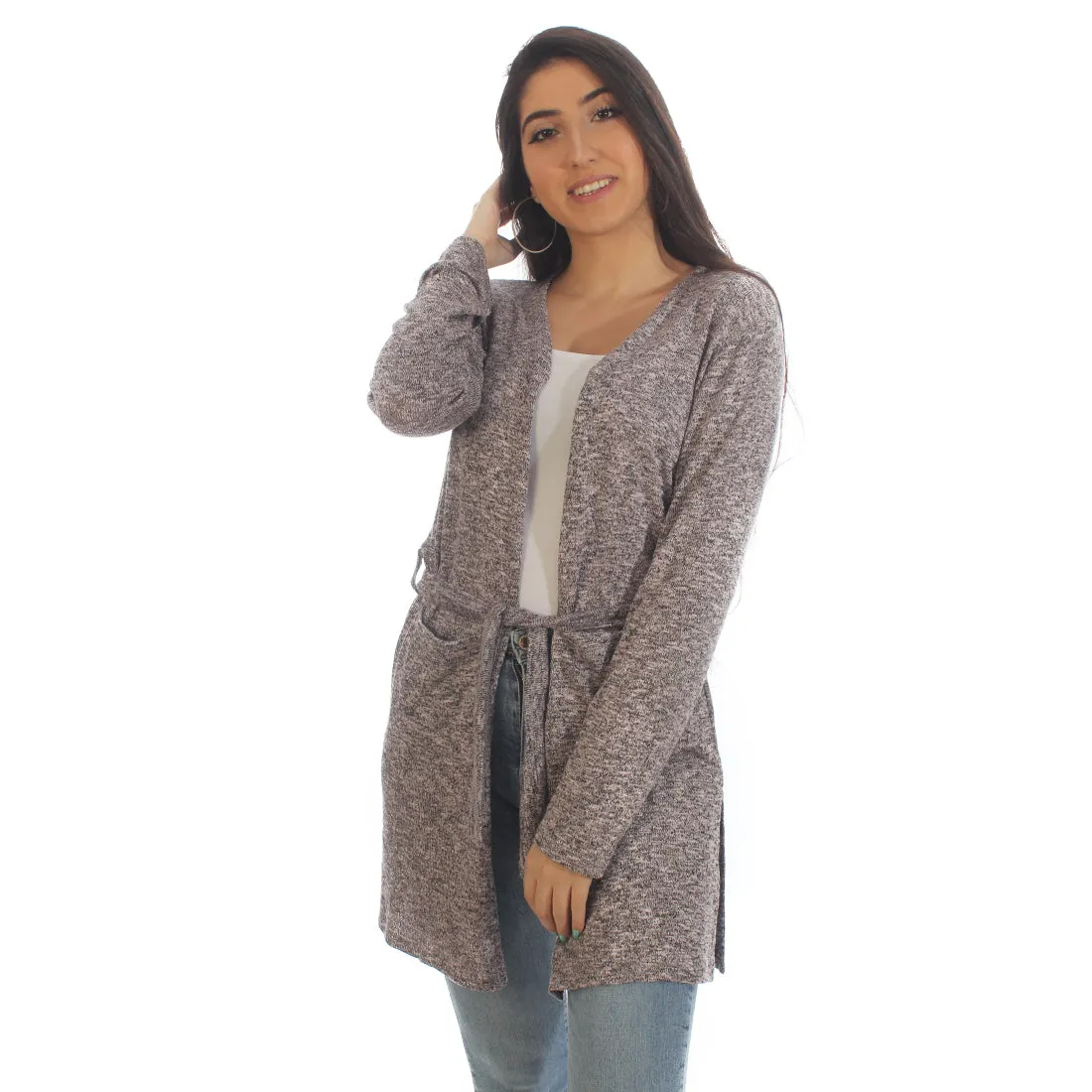 Women Autumn Winter Long Sleeve Cardigan – Free Size -5874