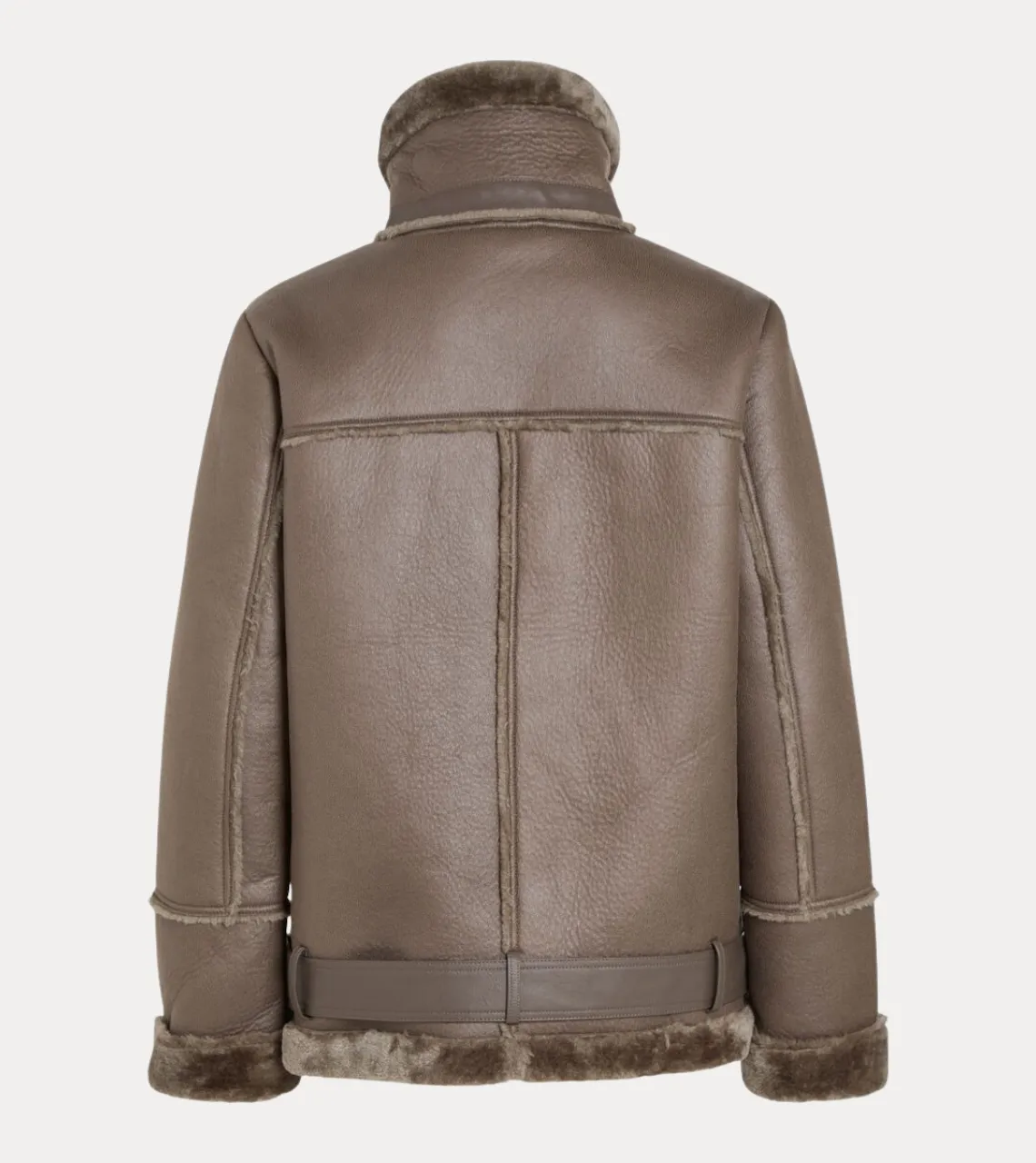 Women's B3 Brown Shearling Leather Jacket