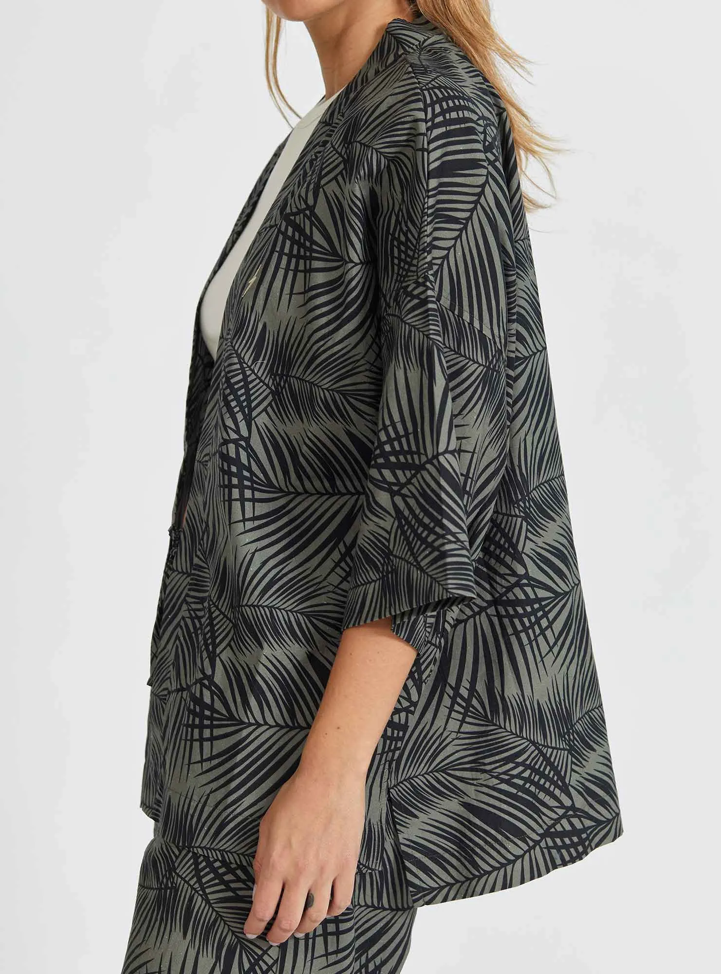 WOMEN'S LINEN KIMONO