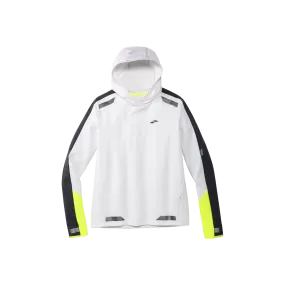 Women's Run Visible Thermal Hoodie (134 - White/Asphalt/Nightlife)