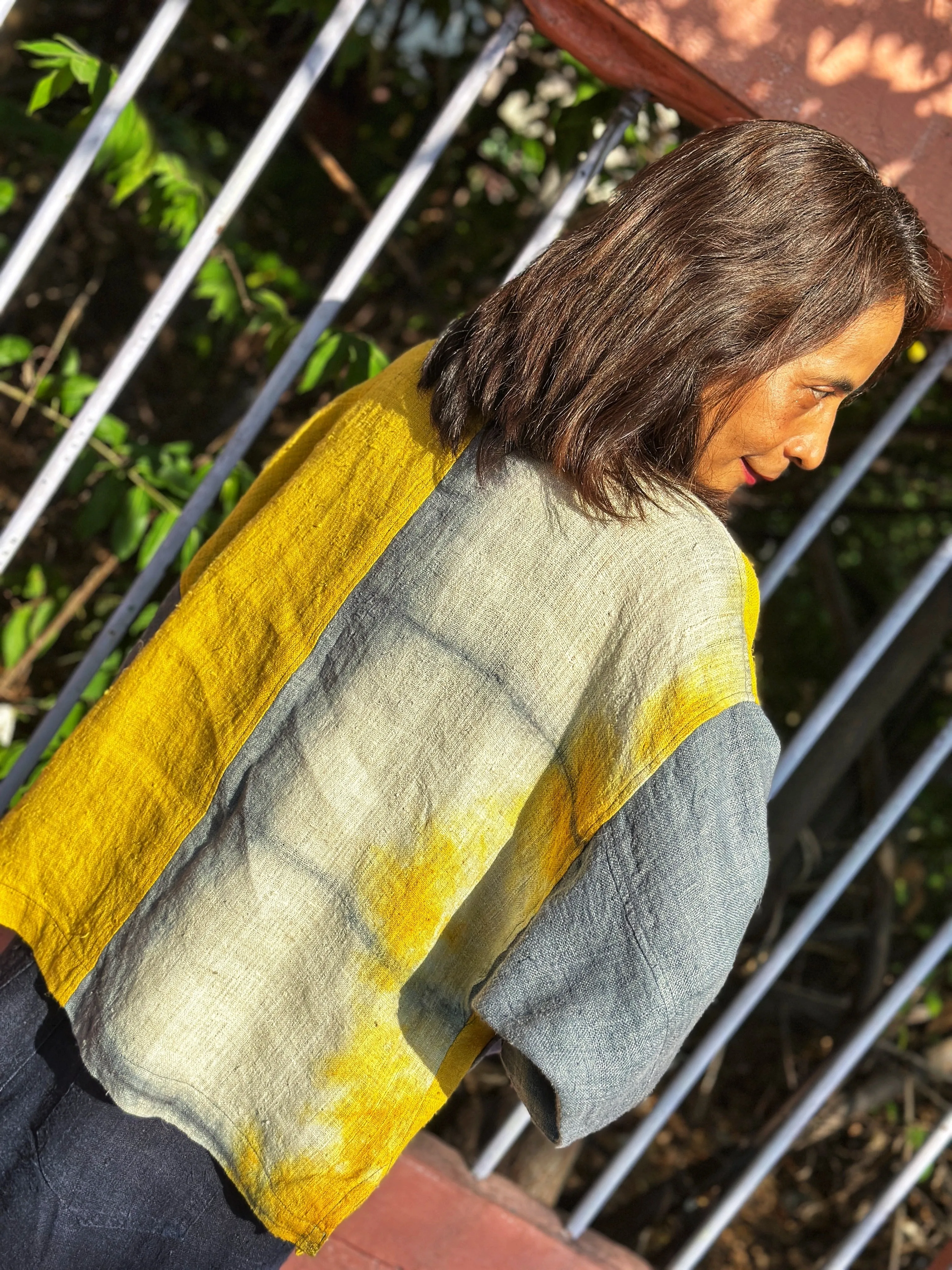 Yellow Hemp sweater