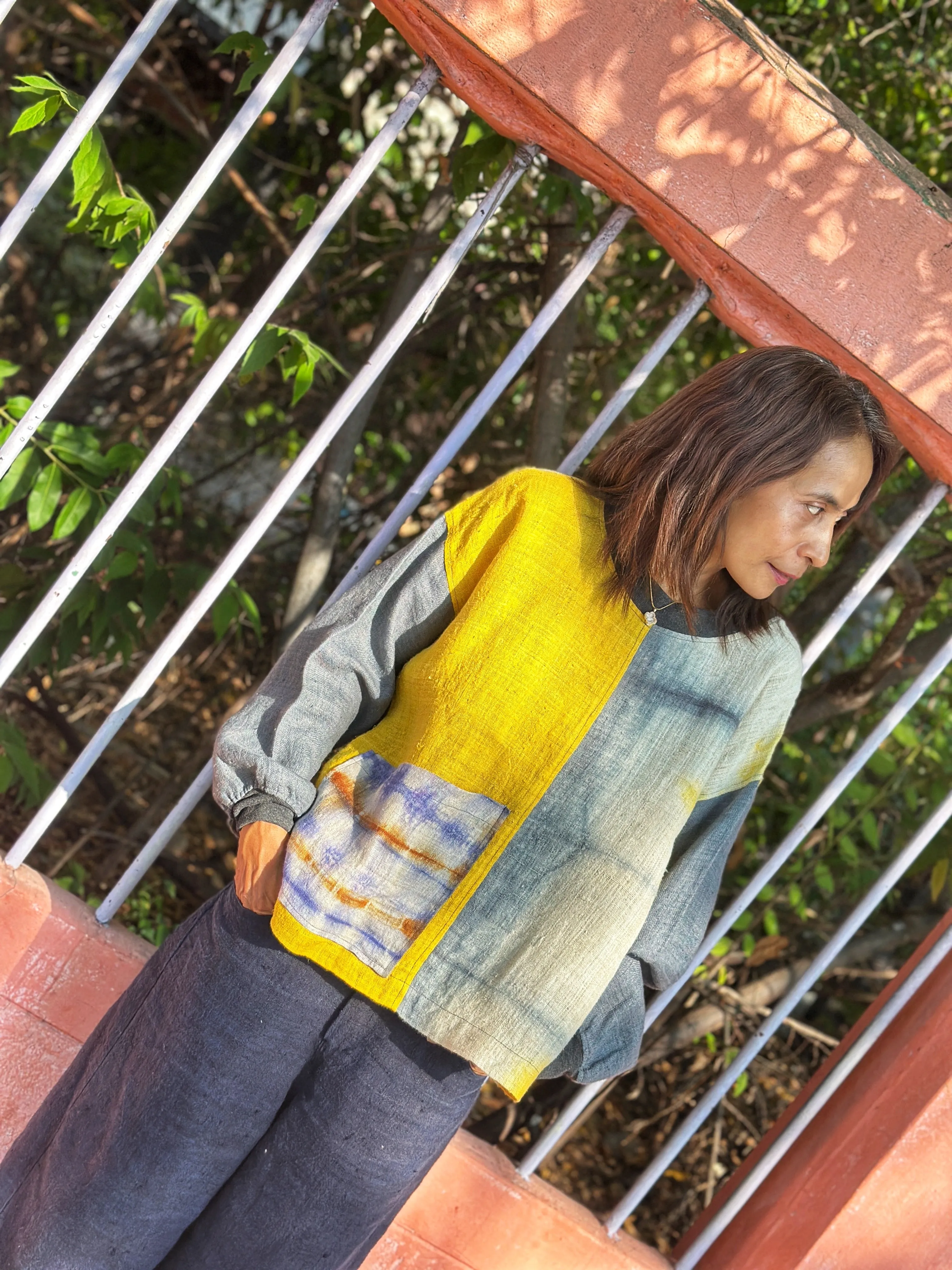 Yellow Hemp sweater