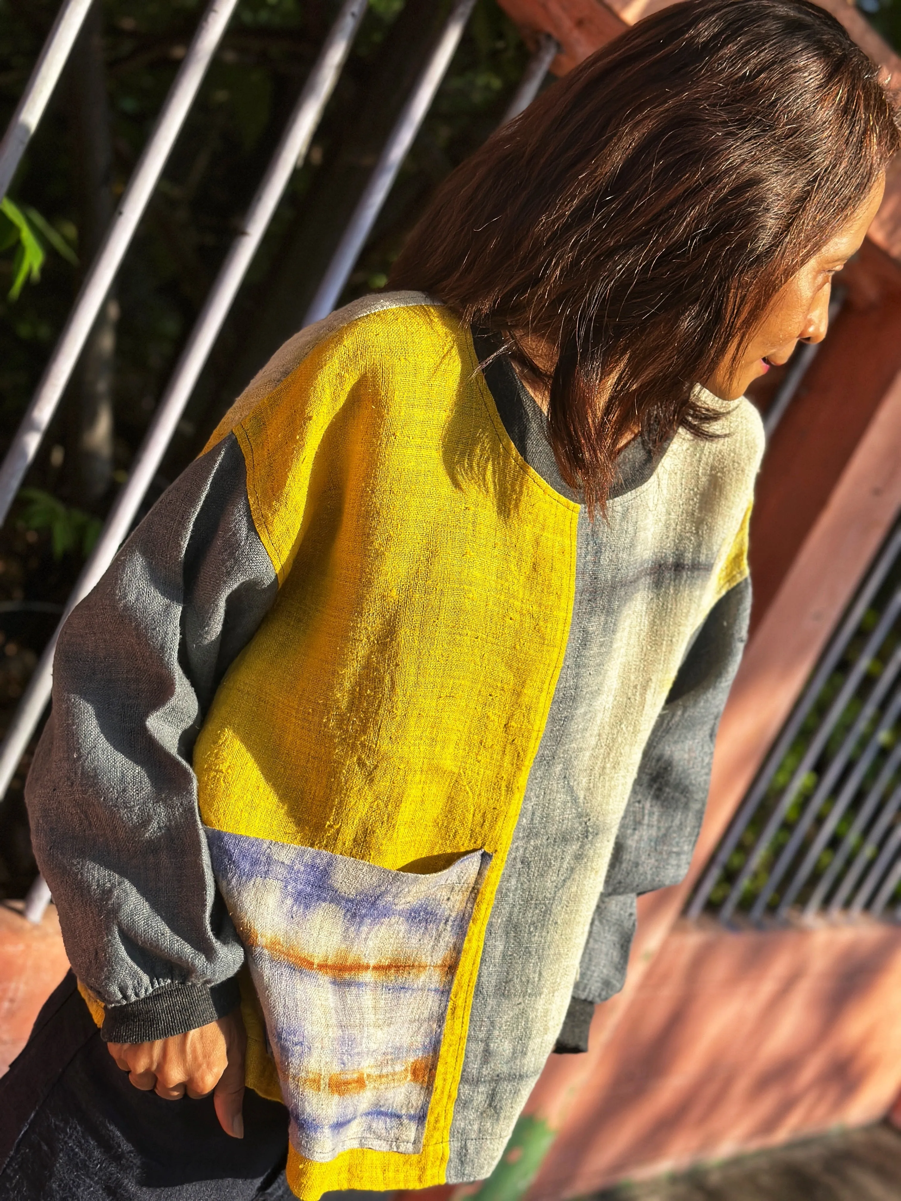 Yellow Hemp sweater