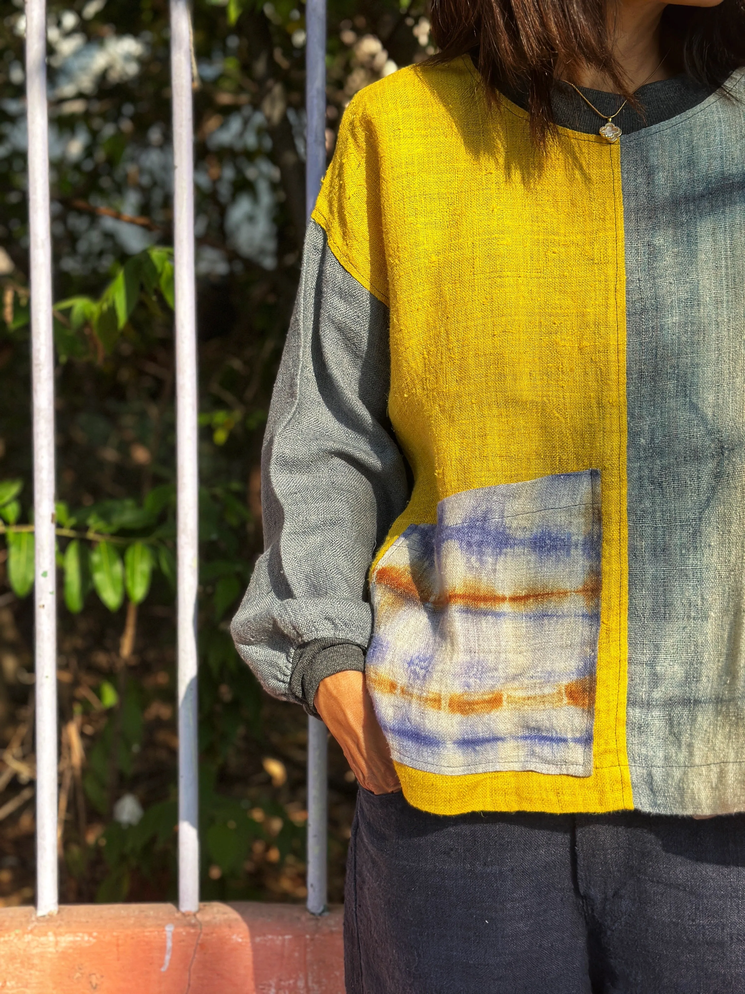 Yellow Hemp sweater